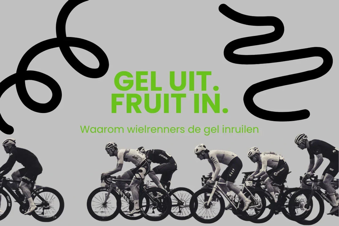 Waarom wielrenners de gel inruilen voor een clean-label fruit energiereep