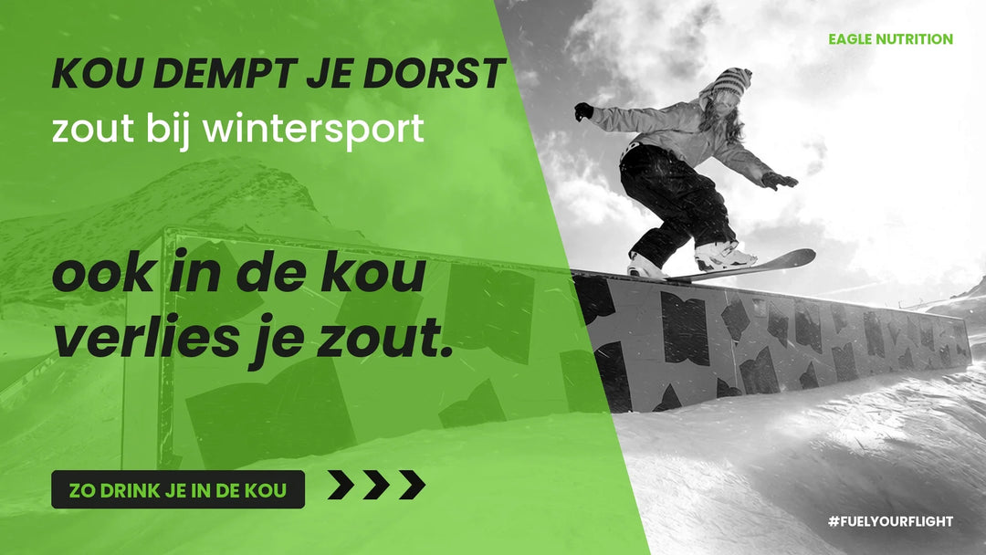 Elektrolyten bij wintersport: waarom je ook in de kou vocht en zout verliest