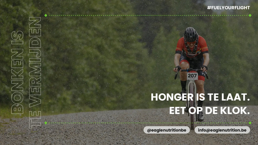 Hongerklop voorkomen: carbs per uur en wanneer starten